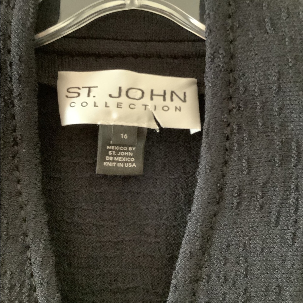 St. John Knit Black Jacket